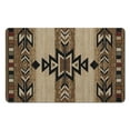 thumbnail image 1 of Upgrade Your Space with Luxury Boho Bathroom Rugs: Non-Slip Aztec Bath Mat, Soft, Absorbent, and Stylish Western Geometric Design - Perfect for Any Decor, 20x32 Inch, 1 of 5