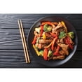 thumbnail image 3 of Helen's Asian Kitchen Carbon Steel Mini Wok, 8-Inch, Flat Bottom Chinese Stir Fry Pan With Rubberwood Handle For Single-Serve Stir Fry, Fried Rice, Noodles, And Asian Cooking, 3 of 4