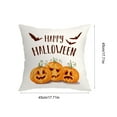 thumbnail image 2 of sruoe Halloween Pillow Case, Pumpkin Pillows Cover, Fall Pillow, Indoor Halloween Decor, Cute Ghost Spooky Halloween Throw Pillow Covers, Comfort Washable Horror Pillow Covers for Autumn, 2 of 6