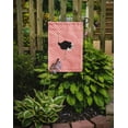 thumbnail image 2 of Carolines Treasures BB7924GF Common Ostrich Pink Check Garden Flag, 2 of 3