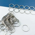 thumbnail image 2 of Becaristey 20Pcs/Set Professional Keychains Waterproof Key Circle Keyrings Jewelry Keychain Wear-resistant Rustproof Keys Ring, 2 of 6