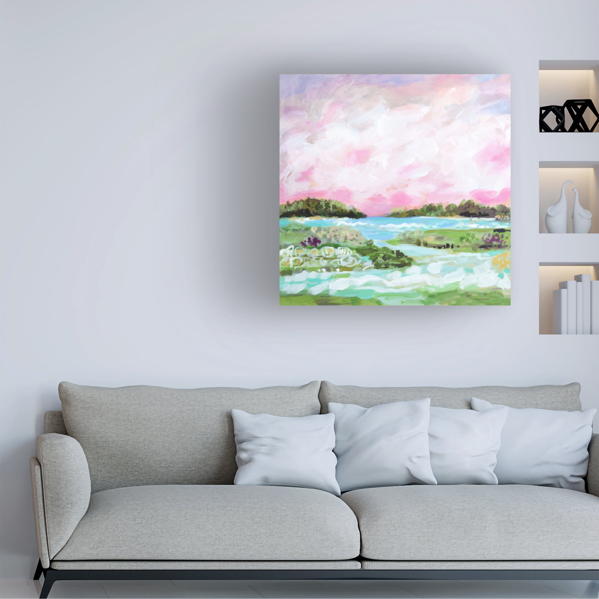Karen Fields 'Surfscape VIII' Canvas Art