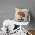 thumbnail image 4 of Red Flower Roses Balloon Valentine's Day Throw Pillow Covers 18 X 18 Inch, 1 Pcs, Linen Study Sofa Cushion Cover Indoor Living Room Home Decor, 4 of 6