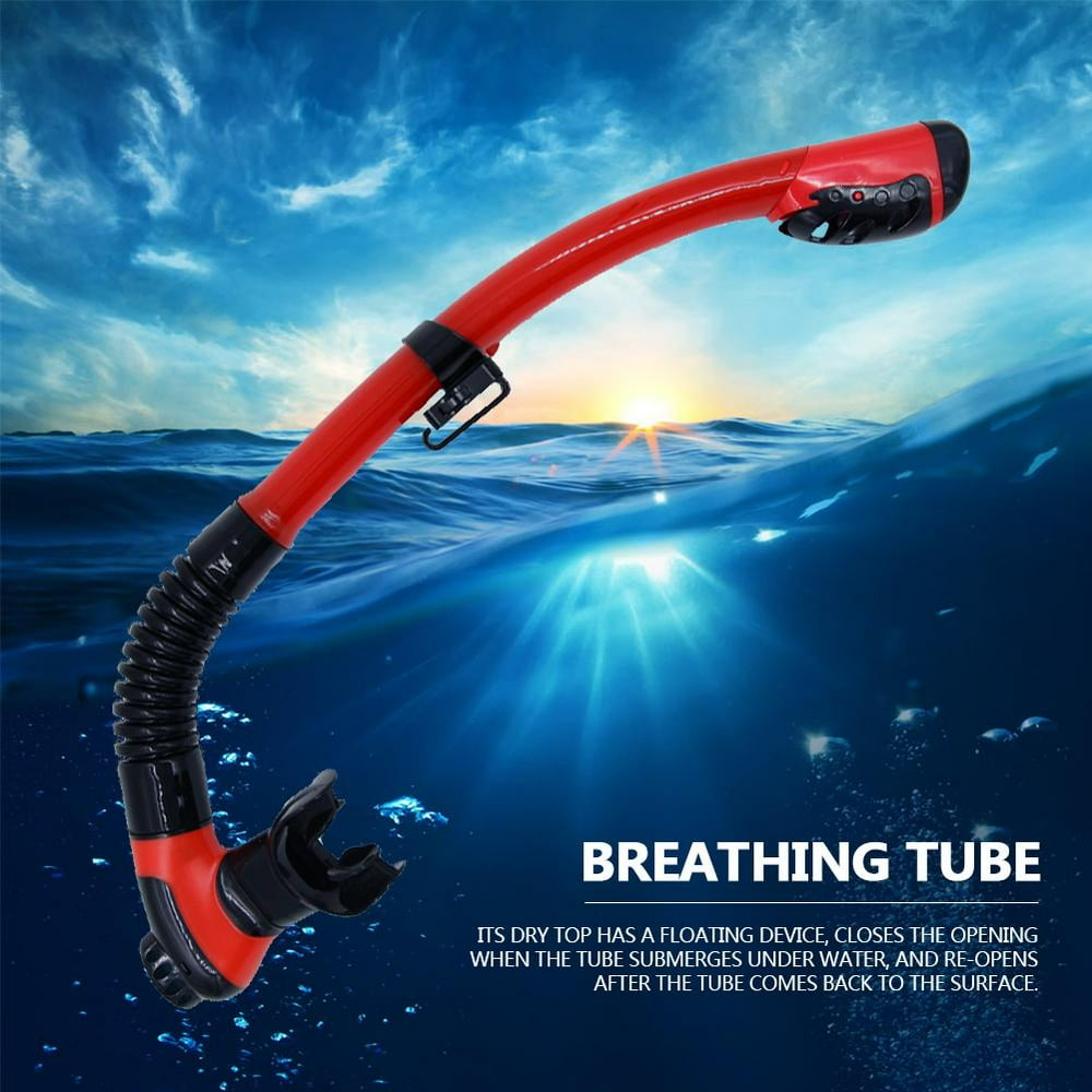 OTVIAP WHALE Underwater Water Sports Swimming Diving Snorkeling Silicone Dry Air Breathing Tube
