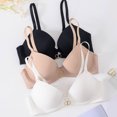 thumbnail image 6 of GEWSEY Women's Underwire Shaping Bra Comfort Smooth Seamless T-Shirt Convertible Straps Lightly Lined Bras (White, L), 6 of 9