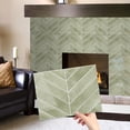 thumbnail image 2 of DEWOO 10 Sheets Thicker Herringbone Peel and Stick Backsplash, 11.5”×9” Stick on Wall Tiles, Self Adhesive Tile Sticker for Kitchen Backsplash and Bathroom, Beige Gray, 2 of 15