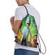 thumbnail image 3 of Bolsa con cordón clásica de Rick y Morty, plegable, para deportes, fitness, unisex, bolsa de viaje para deportes de playa, mediana, 3 of 8