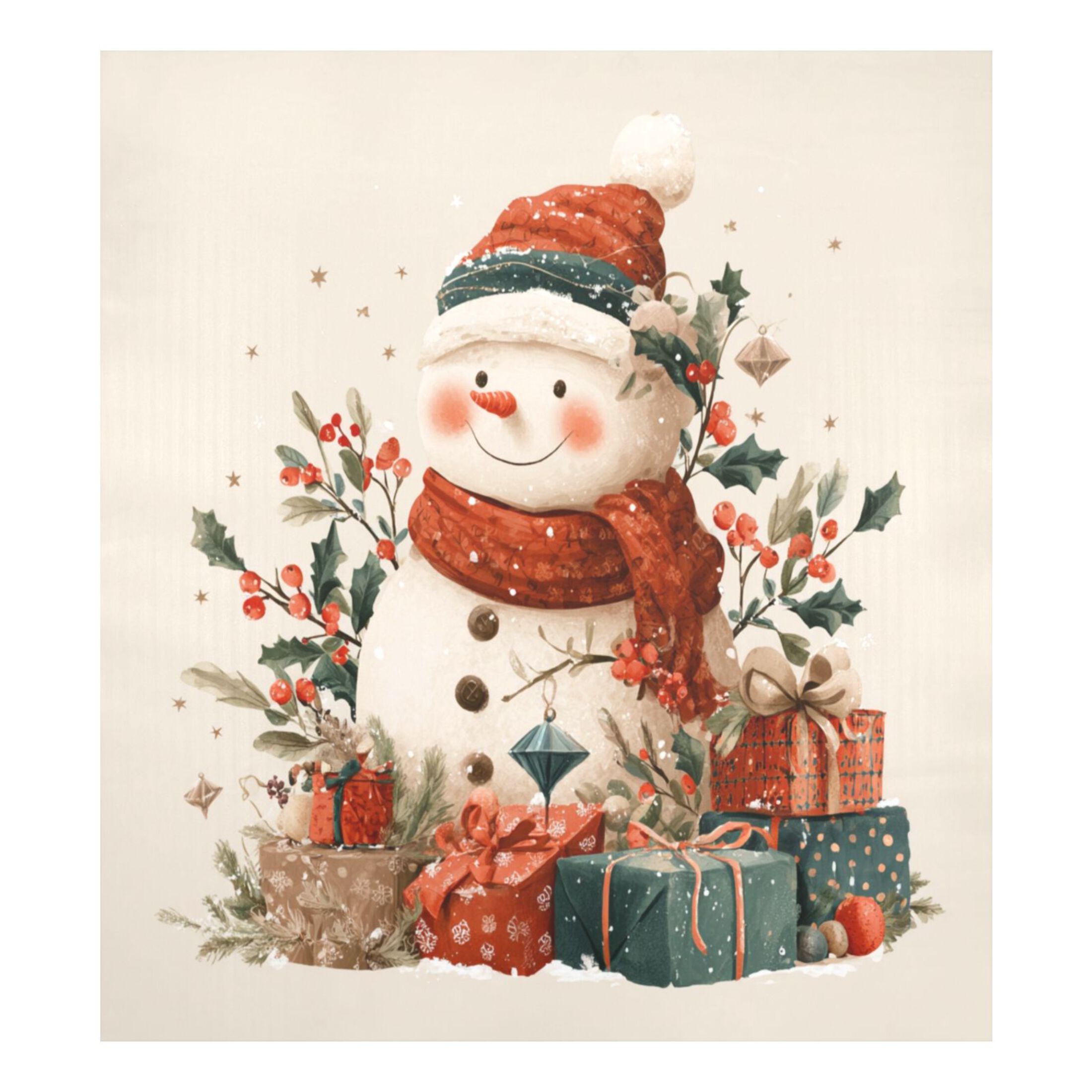 Dishwasher Sticker Magnetic Dishwasher Sticker Magnetic Decorative Sticker Refrigerator Sticker Dishwasher Decorative Stickers Warm Christmas Snow Man