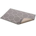thumbnail image 5 of Kitchen & Bathroom Mat, Hexagon Geometric Design Slip Resistant Backing, Gray, 19.5''X32'', 5 of 5