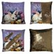 thumbnail image 1 of ABPHQTO Happy Easter Funda de almohada de lentejuelas de sirena reversible Funda de cojín para decoración del hogar 45x45 cm ABPHQTO FishPillow-SL-45-18x18, 1 of 2