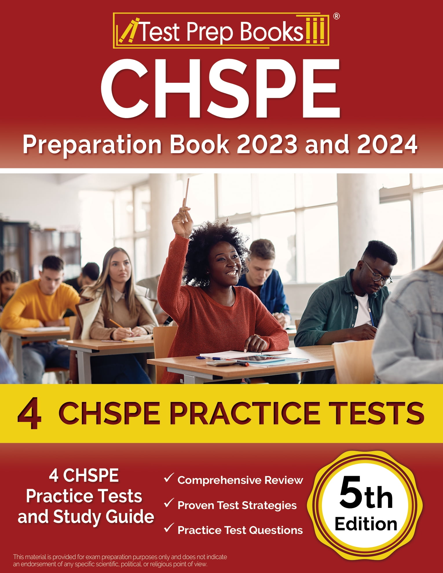 CHSPE Preparation Book 2023 and 2024 4 CHSPE Practice Tests and Study