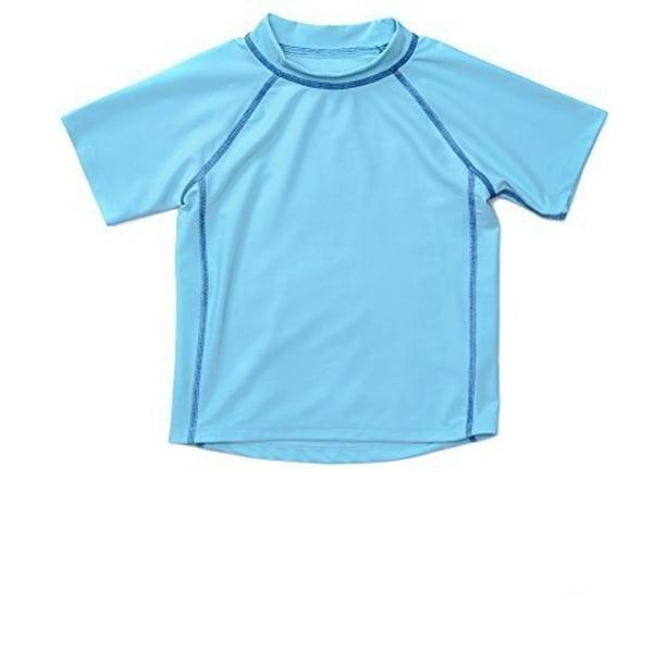 Leveret Leveret Short Sleeve Baby Boys Girls Rash Guard Sun Protected
