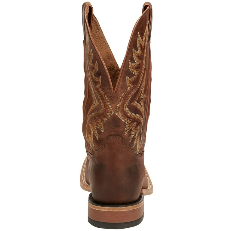 Tony Lama Men's Worn Goat Leather Americana Western Boot Broad