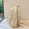 thumbnail image 2 of ZPAQI Student School Backpack Solid Color Rucksack Woman Backpack Travel Backpack, 2 of 21