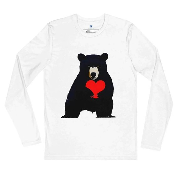 Bearish Heart Long Sleeve T-Shirt