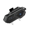 thumbnail image 2 of Auriculares Bluetooth para casco de motocicleta | Auriculares intercomunicador manos libres | Sonido estéreo Reducción de ruido | Resistente al agua IPX6 | Batería de larga duración | Alcance de 15, 2 of 8
