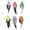 Mix Color, variant on Mightlink Artificial Bird Realistic Festive Home Prop Brightly Colored Christmas Artificial Feathered Foam Bird for Balcony