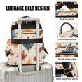 thumbnail image 4 of JIALIOU Mini Backpack Purse for Women Quilted Casual Daypack Small Travel Shoulder Bag, Fall Leaf and Dots, 4 of 7
