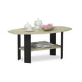 thumbnail image 5 of Furinno Simple Design Wood Coffee Table, Cream Faux Marble, 5 of 5