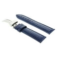 thumbnail image 2 of 19MM LEATHER WATCH STRAP BAND For TUDOR WATCH PRINCE 7914 7400N 73190 + CLASP BLUE, 2 of 2