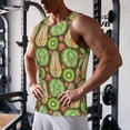 thumbnail image 5 of KLL Fruits 1 Print Men's Muscle Gym Workout Stringer Tank Tops Bodybuilding Fitness T-Shirts Tank Tops Men-XX-Large, 5 of 7