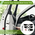 thumbnail image 2 of Cubierta del Tazón del Mango de la Puerta Interior para Dodge Charger 2011-2021 Negro Fibra de Carbono ABS 5 Pcs, 2 of 6