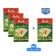 thumbnail image 2 of (2 pack) Melitta Natural Brown Paper Cone Coffee Filters #4 Unbleached 100ct (4 Pack), 2 of 12