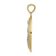 thumbnail image 2 of 14K Two-Tone Gold Charm Pendant Themed White 25.5 mm 19, 2 of 4