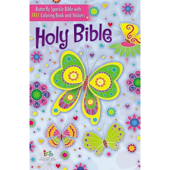 Butterfly Sparkle Bible-ICB (Hardcover)