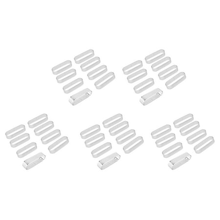 

40Pcs Oval Tartlet Molds French Dessert Mousse Fruit Pie Tart Ring Quiche Cake Mold Stainless Steel Tart Mousse Ring
