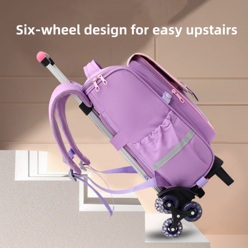 Baprem Kids Rolling Backpack Lightweight Wheeled Bahrain Ubuy