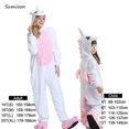 thumbnail image 1 of Kigurumi-Pijamas de unicornio para niñas, ropa de dormir de invierno con animales, Panda, cerdo, mono de Navidad, conjuntos de Pijamas para bebés, 1 of 4