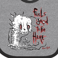 thumbnail image 4 of Inktastic Feels Good Boys or Girls Baby Bib, 4 of 4