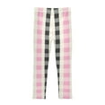 thumbnail image 4 of joogoo Girls' Leggings Soft Checkered Yoga Pants 4T, 4 of 8