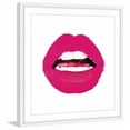 thumbnail image 2 of "Lips Colors Pink" Framed Painting Print, 2 of 6