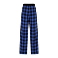 thumbnail image 6 of JUSLIO Womens Pants Fitness Plaid Casual Loose with Pockets Fashion Wide Leg Pants, 6 of 9