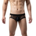 thumbnail image 3 of Sngxgn Mens Boxer Briefs Breathable Underwear for Men(Black,S), 3 of 5