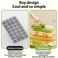 thumbnail image 6 of Yika Clearance Ice Cube Trays Pressing The Ice Block Ice Block Maker Household Food Grade Large Capacity Ice Storage Box With A Shovel, 6 of 8