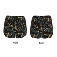 thumbnail image 5 of Fotbe Wasp and Florals Womens High Waist Running Shorts Athletic Workout Quick Dry Shorts for Women with Pockets Gym Yoga Summer Shorts-Small, 5 of 9
