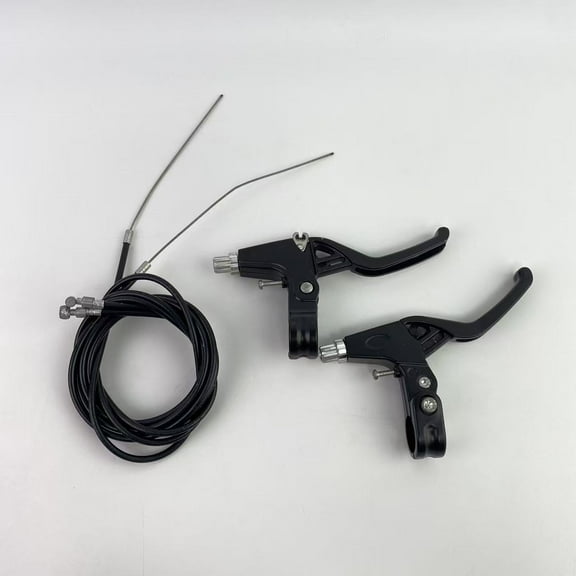 GOLDCAR Bicycle brakes,Complete V-Type Bike Brake Set, Front and Rear Bike MTB Brake Inner and Outer Cables (Black)