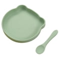 thumbnail image 2 of YAOMOBB Baby Serve Plate Strong Suction Baby Plate with Food Grade Silicone Secure Feeder Dish for Toddlers, 2 of 7