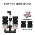 thumbnail image 3 of Aquaneat Sponge Filter, Aquarium Sponge Filter with Ceramic Media Balls, for Betta Fry Shrimp Tank, with 2 Spare Sponges, 3 of 7