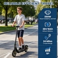 thumbnail image 4 of Electric scooters for adults, 8.5" Tire, Max 19 Miles and 19 Mph, 350W Foldable E Scooter with APP, 4 of 8