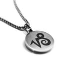 thumbnail image 1 of Stainless Steel Capricorn Zodiac Sign (Sea Goat) Round Medallion Pendant Necklace, 1 of 3