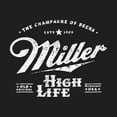 thumbnail image 4 of Tee Luv Men's Miller High Life Front and Back Faded Beer Logo T-Shirt (XXL), 4 of 8