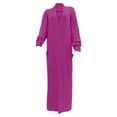 thumbnail image 4 of VISALY Long Cardigans Long Sleeve Cardigan Long Sweaters for Women Cardigan Open Front Plus Size Cable Knit Duster Cardigans Winter Coat Chunky Cardigan Sweaters Cardigan with Pockets Hot Pink L, 4 of 5