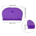 thumbnail image 2 of Uxcell Silicone Keys ID Sleeve Identifier Key Cap Cover Tags, Black Purple 16 Pack, 2 of 6
