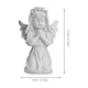 thumbnail image 3 of 2 figuras de ángel de resina. Adornos de ángel decorativos. Estatuas de ángel., 3 of 6