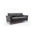 thumbnail image 3 of Lilola Home Stanton 2-Piece Linen Fabric Sofa Set with Tufted Arms in Dark Gray, 3 of 6