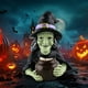 thumbnail image 5 of Adornos para el festival de gatos negros, adornos de Halloween, decoración de mesa para el hogar, 5 of 5